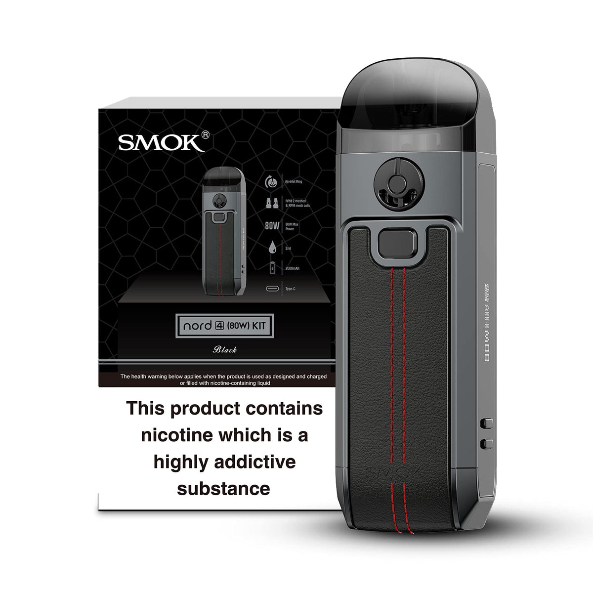 smok nord 4 leather Buy Smok Nord 4 (LEATHER SERIES) KIT