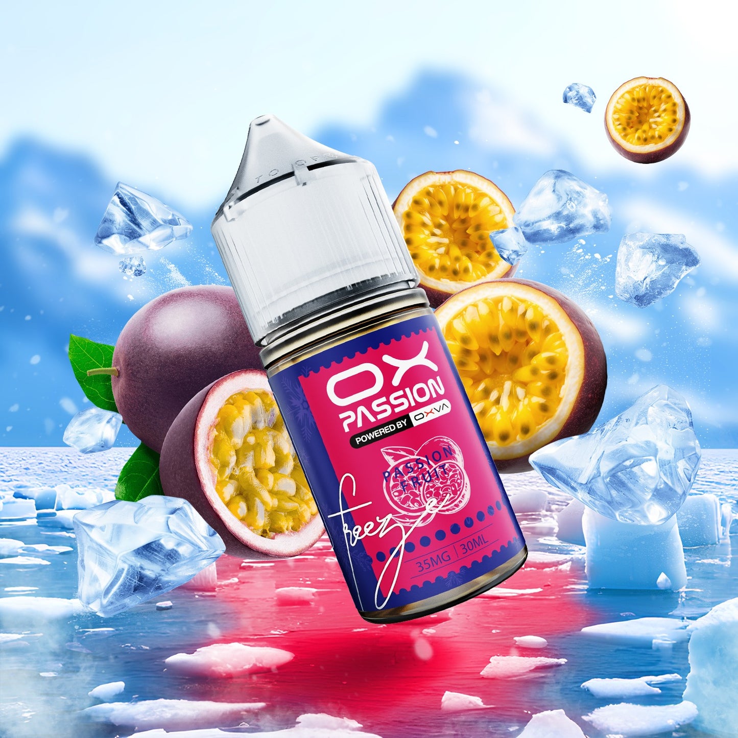 Ox Passion Freeze Flavor Passionfruit 30ml By Oxva