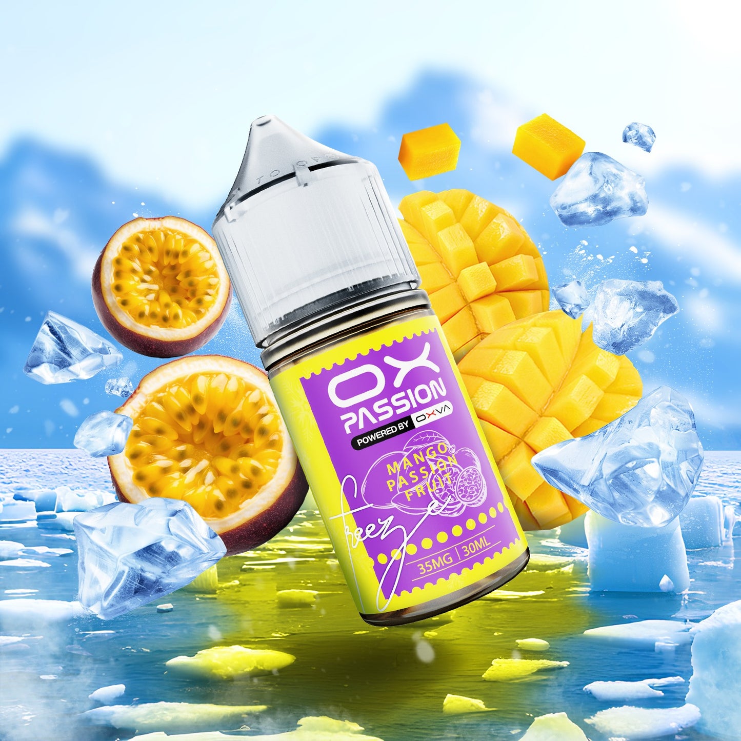 Ox Passion Freeze Flavor Mango Passionfruit 30ml By Oxva