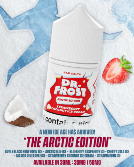 Dr Frost Arctic Edition Strawberry Coconut Ice cream 30ml