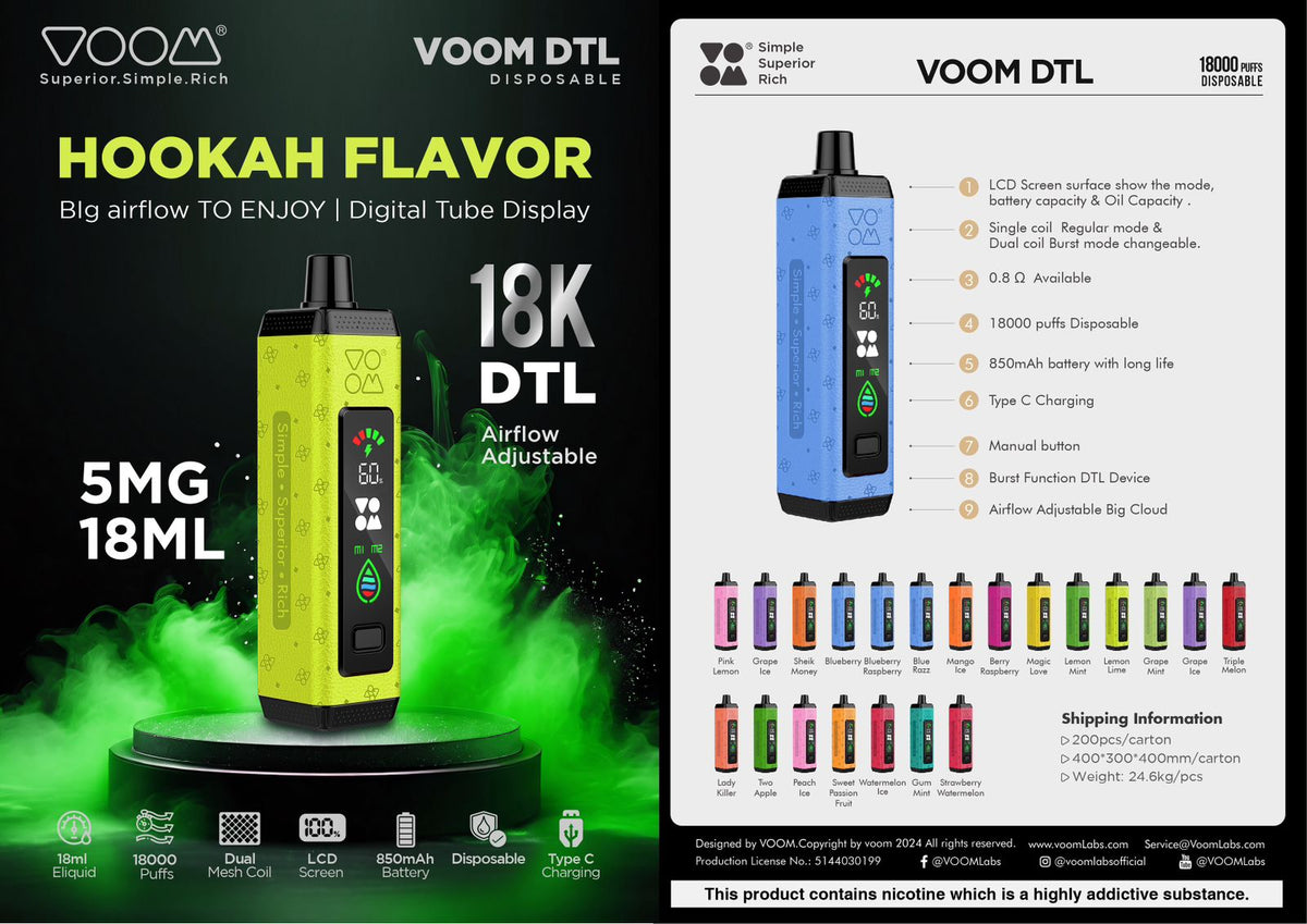 VOOM Burst 25000 Puffs Disposable – Vegas Vapor