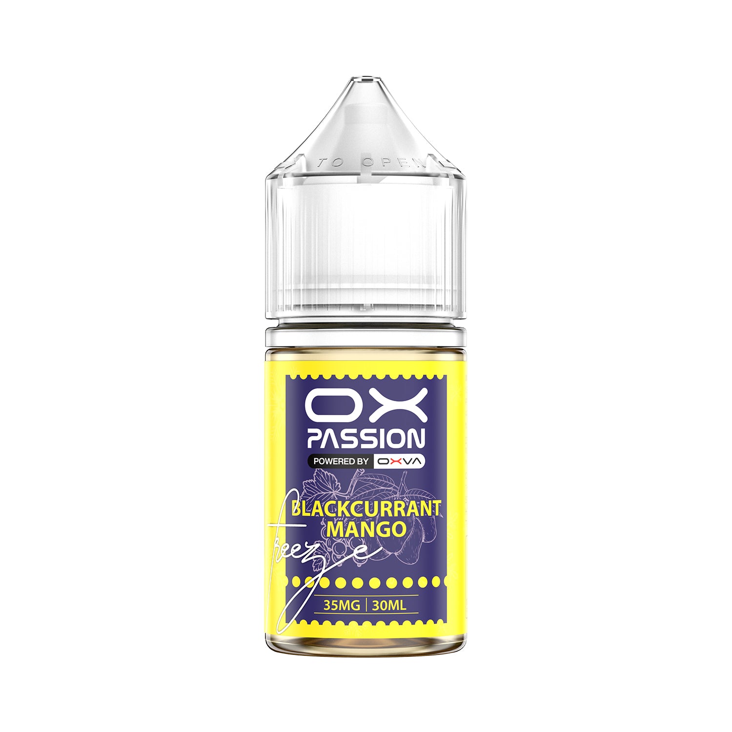Ox Passion Freeze Flavor Blackcurrant Mango 30ml By Oxva