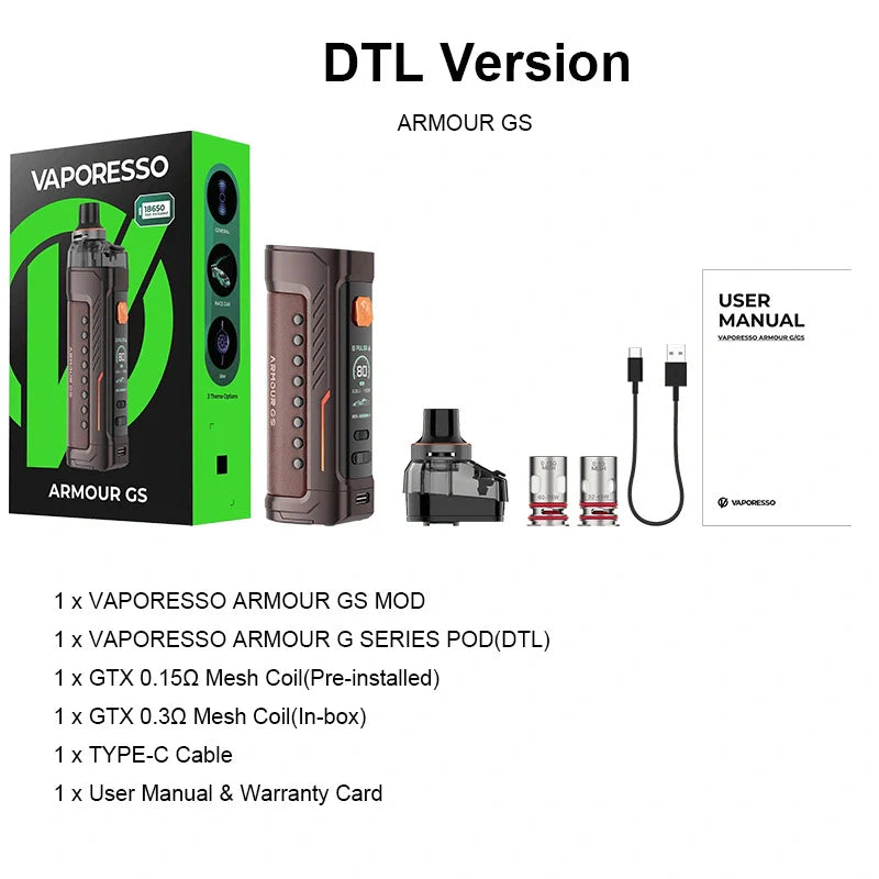 VAPORESSO ARMMOUR GS POD MOD KIT