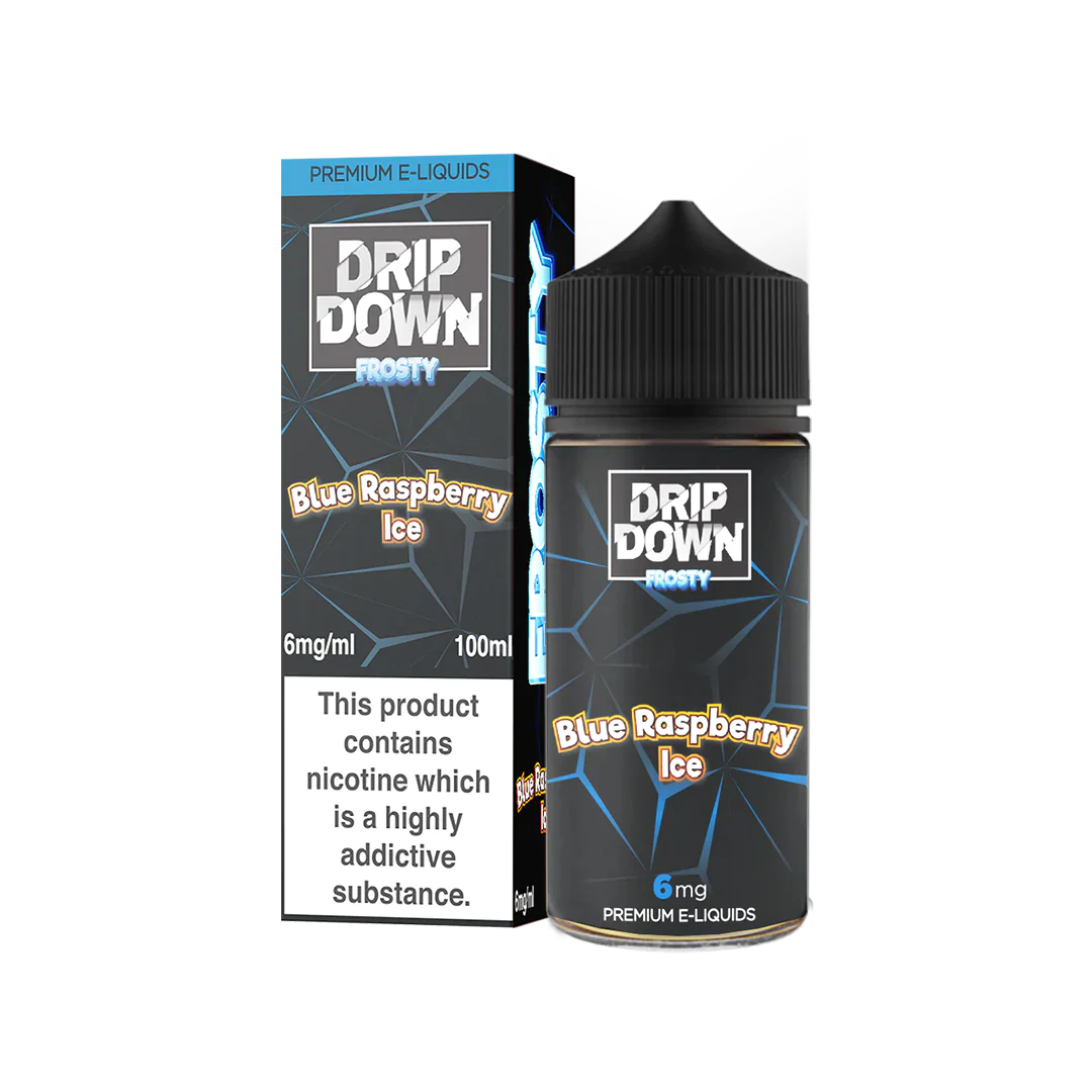 Drip Down Frosty Blue Raspberry Ice 100ml