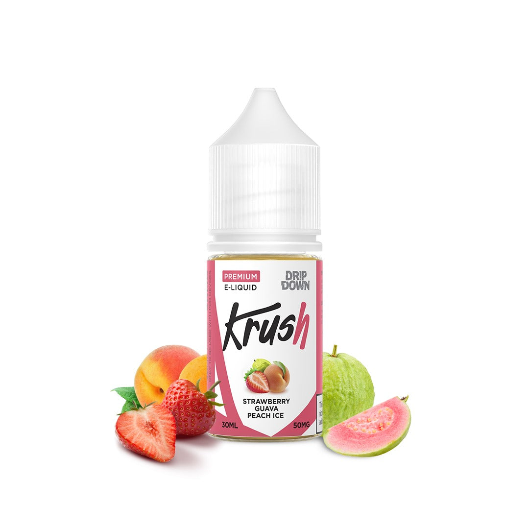 Drip Down Krush Strawberry Guava Peach Ice 30ml