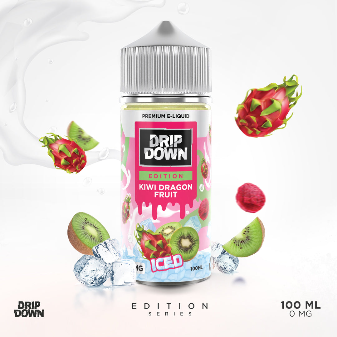 Drip Down Kiwi Dragon Fruit Ice Edition Series 100ml