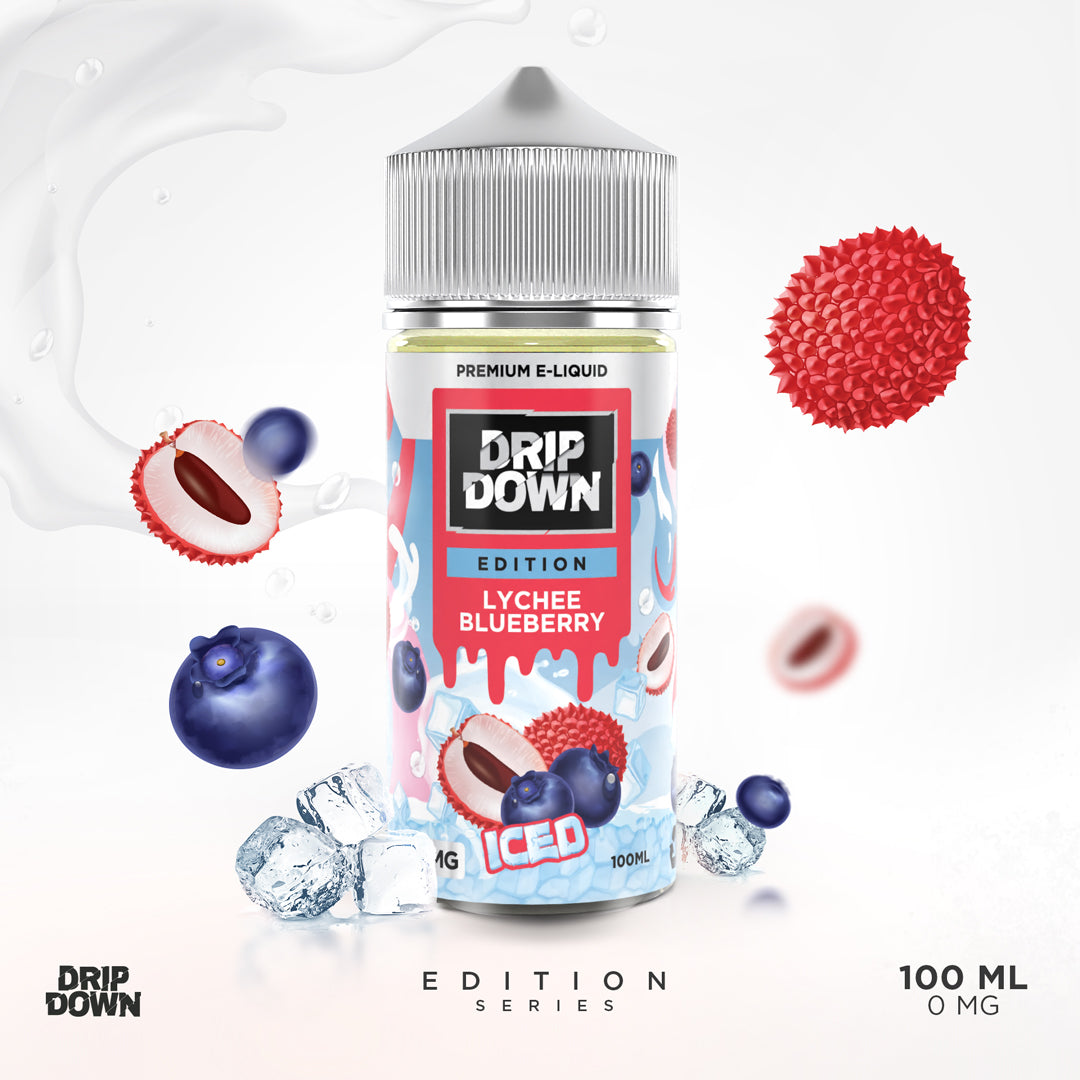 Drip Down Lychee Blueberry Ice Edition Series 100ml