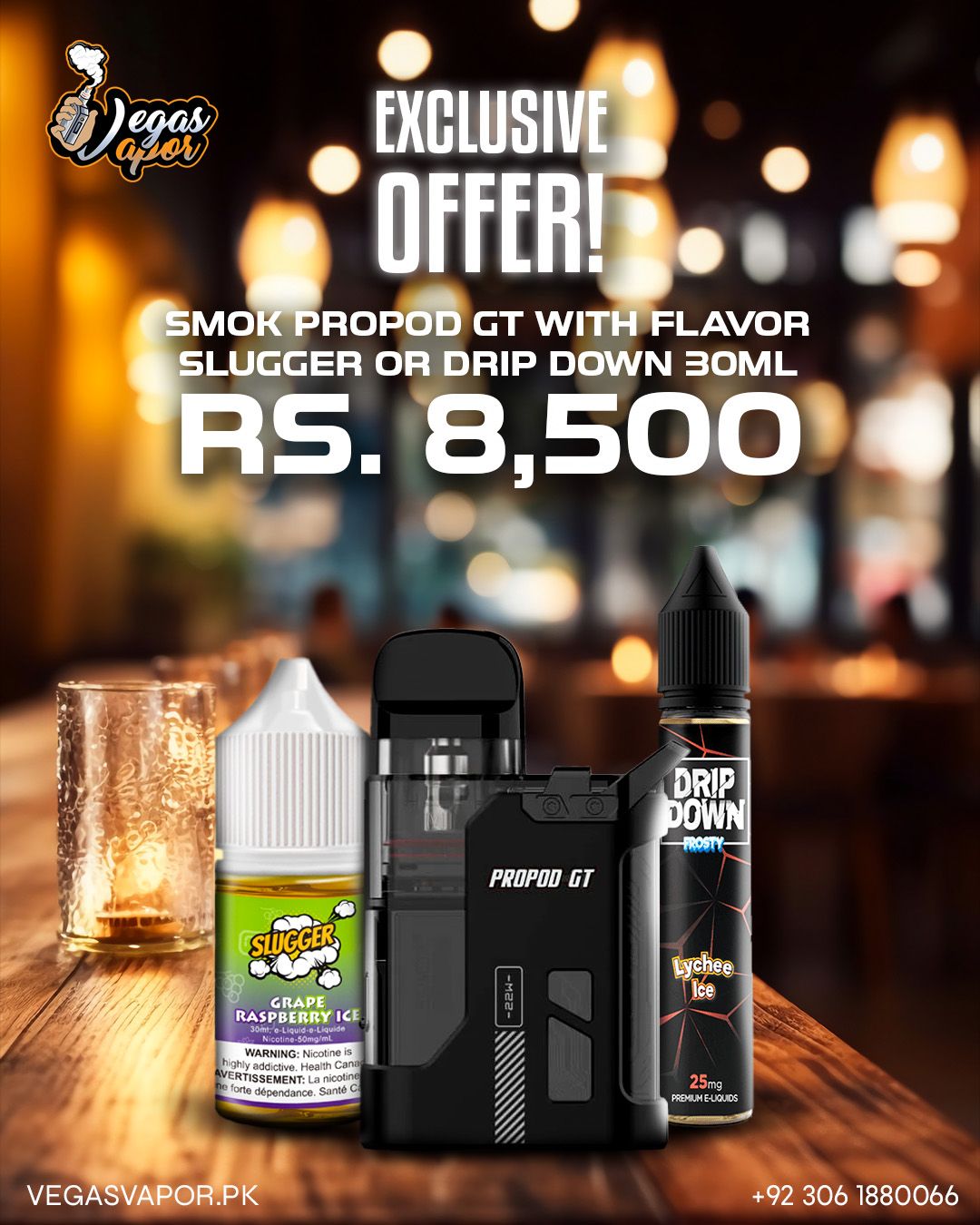 Exclusive Offer Smok Propod Gt + Dripdown Or Slugger 30ml