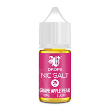 Vdrops Nic Salts Grape Apple Pear 30ml