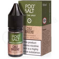 Pod Salt Cali Greens Amnesia Mango 30ml