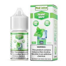 Pod Juice Salt Nic Tobacco Free Jewel Mint 30ml