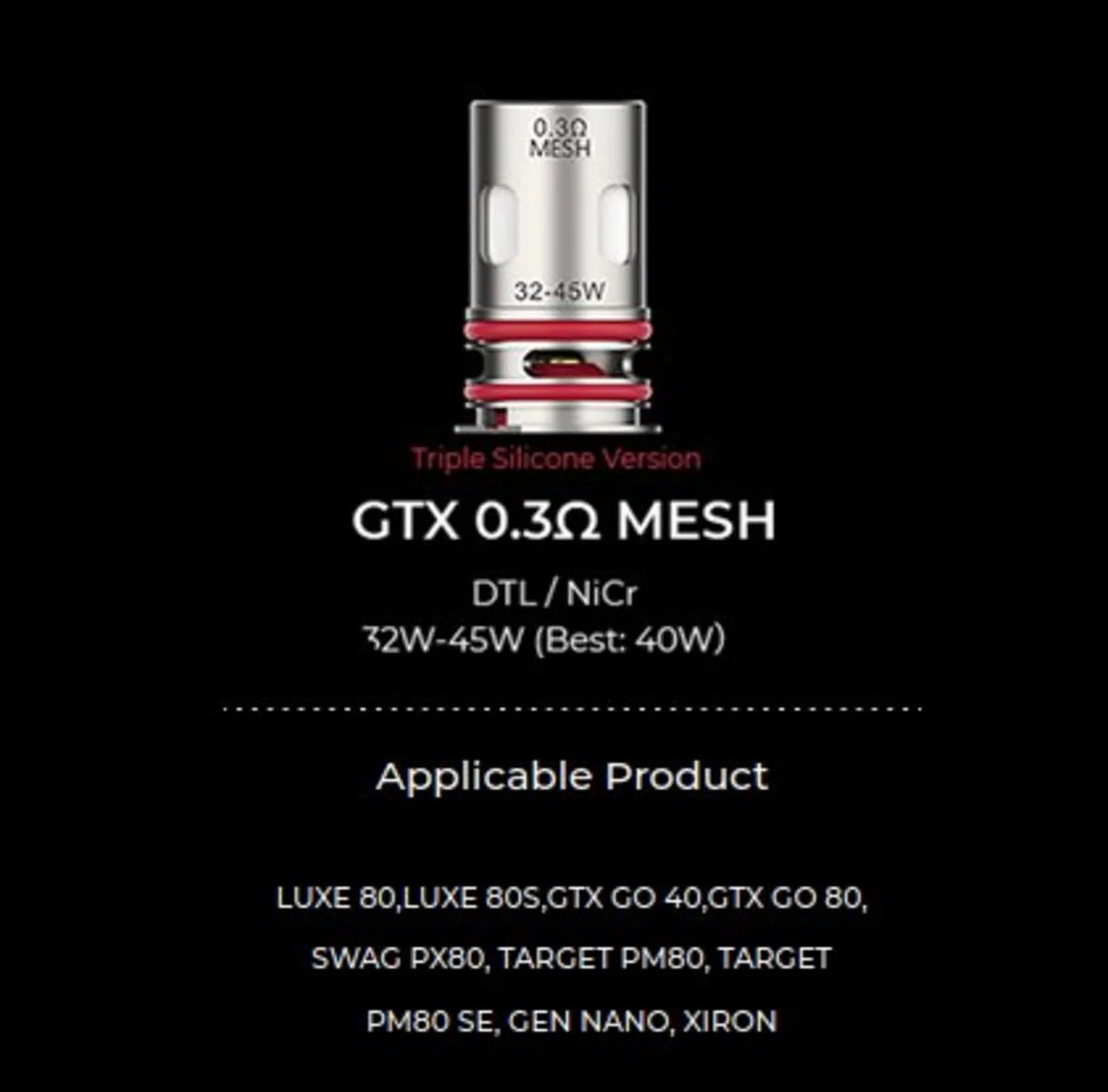 VAPORESSO GTX Coil