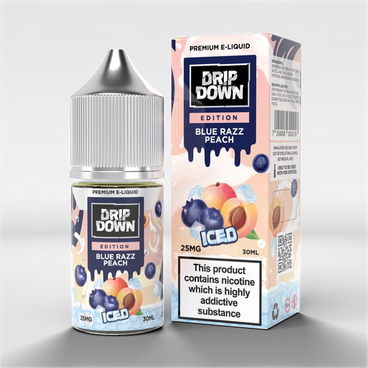 Drip Down Blue Razz Peach Ice 30ml